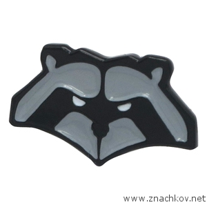 Значок морда енота Значок морда енота