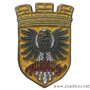 Памятный значок - герб Елизовского района Камчатского края Памятный значок - герб Елизовского района Камчатского края