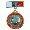 Нагрудная медаль на колодке Зенитный ракетный полк Гвардия