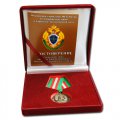 Памятная медаль на колодке в подарочной упаковке и с удостоверением
