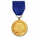 Юбилейная медаль 50 лет Кузнецконсервмолоко на колодке