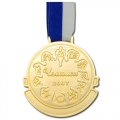 Золотая спортивная медаль ЧЕМПИОН на ленте