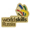 Позолоченные значки WORLD skills Russia