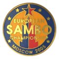Позолоченные значки САМБО Европейский Чемпионат