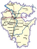 Карта Башкортостана Карта Башкортостана