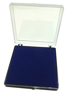 Футляры для значков на шарнирах Футляр с плоским ложементом для значков