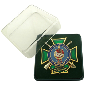 Футляр для нагрудных знаков с ложементом из поролона Футляр с ложементом из поролона