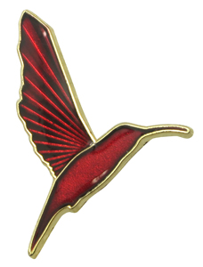 Изготовление значков колибри Значок Колибри