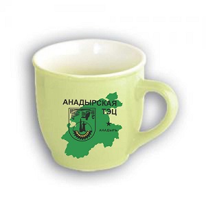 Макет кружки с символикой Анадырской ТЭЦ Кружка с символикой Анадырской ТЭЦ - макет