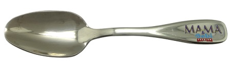 Изготовление ложек с символикой Ложка с логотипом МАМА&bebi
