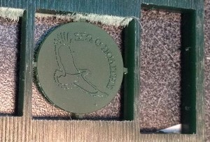 Модель для литья из серебра Модель для литья серебряного значка