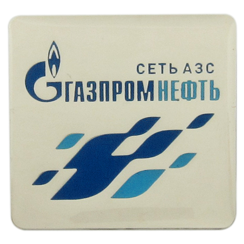 Металлический шильд ГазпромНефть - сеть АЗС