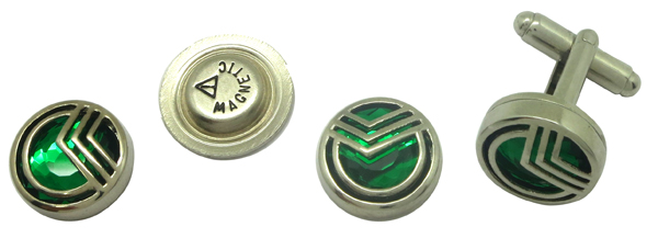 Запонки и значки Сбербанк с кристаллом Значки и запонки Сбербанк с кристаллом