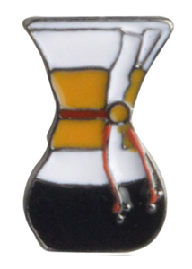 Значок колба для кофе КЕМИКС Значок Кемикс