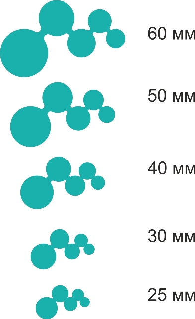 Варианты изготовления значков разных размеров Варианты изготовления значков разных размеров