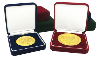 Медали в бархатных футлярах Бархатные футляры для медалей