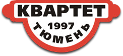 Логотип кондитерской фабрики КВАРТЕТ