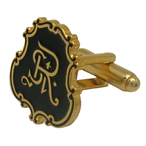 Запонка позолоченная Позолоченная запонка