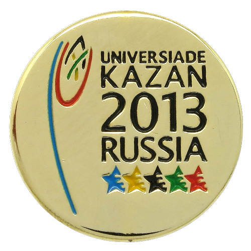 Спортивные значки Универсиада КАЗАНЬ 2013 Россия Спортивные значки Универсиада КАЗАНЬ 2013 Россия