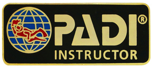 Изготовленный значок инструктор PADI
